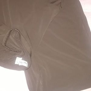 Brown wide leg trouser